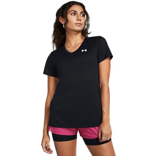 Under Armour Women's Tech SSV- Solid Shirt Black
