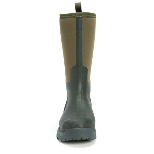 Muck Boots Unisex Derwent II Pull On Waterproof Wellington Boot, Dark Green, 8