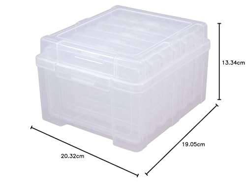 Advantus 61989 7.5"W x 9.25"L x 5.5"H Storage Studios Photo Keeper, Single unit