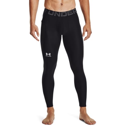 Under Armour Men UA HG Armour Leggings, Comfortable and robust gym leggings, lightweight and elastic thermal underwear with compression fit