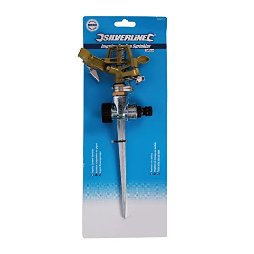 Silverline 868552 Spiked Impulse Sprinkler 1/2" Male - 300 mm