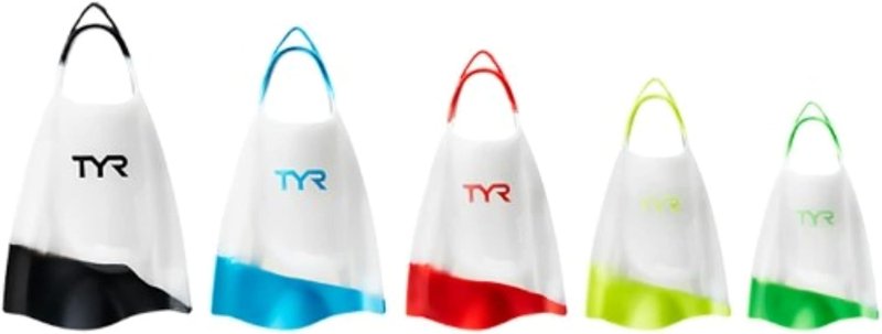 TYR Hydroblade Swim Training Fins, Blue, X-Large