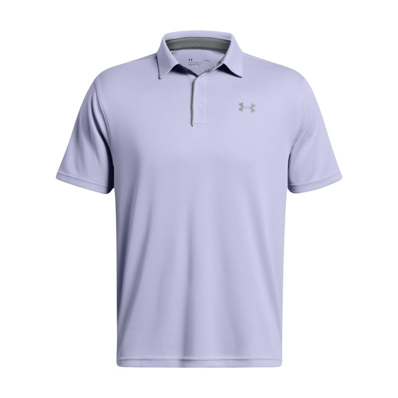 Under Armour Men's Tech Golf Polo, (539) Celeste / / Pitch Gray, Large