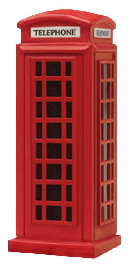 Hornby R8580 OO Gauge Telephone Kiosk - Model Railway Accessories, Miniature Diorama Scenery for Hornby Train Sets - Lifelike Train Telephone Kiosk Model - Scale 1:76, Red