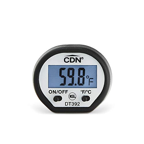 CDN Digital Thermometer | ProAccurate® | 5" Stem with Protective Sheath | NSF Certified | For Meat, Poultry, Candy | Easy One-Button Operation | DT392