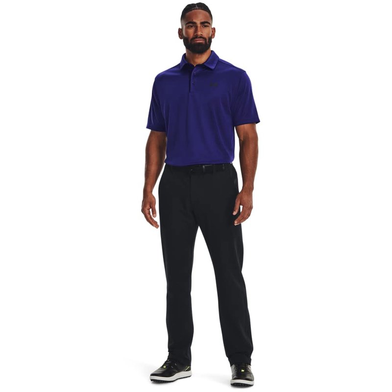 Under Armour Men's Tech Golf Polo, (468) Sonar Blue / / Black, X-Small