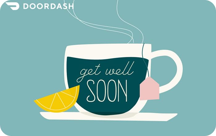 DoorDash Get Well Gift Card - Email Delivery
