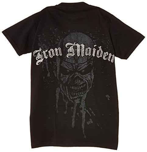 Rock Off Men's Iron Maiden Sketched Trooper T Shirt, Black, L UK