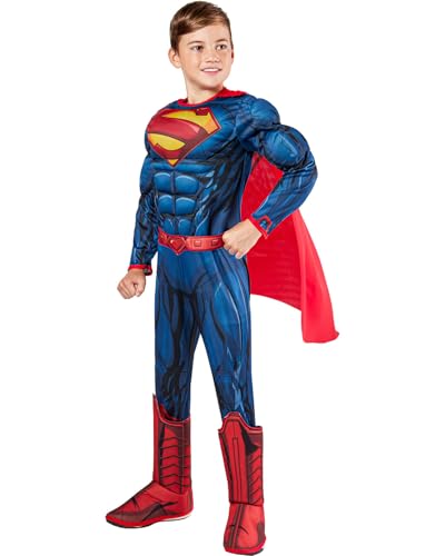 DC Comics Superheroes: Superman Deluxe Costume for Kids by Rubies, Boy's Small