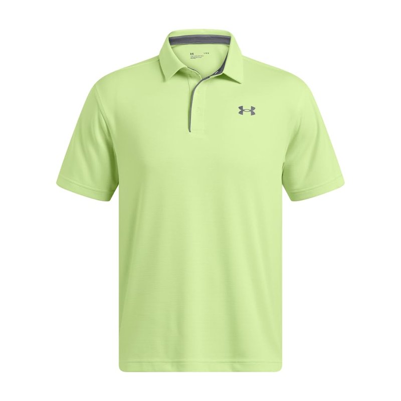 Under Armour Men's Tech Golf Polo, (304) Morph Green / / Pitch Gray, Large Tall