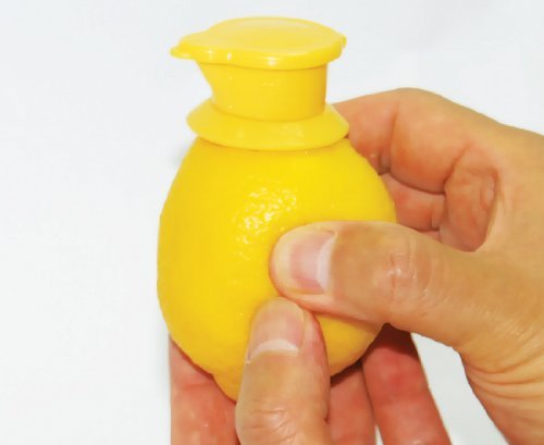 EcoJeannie 2 Pack Citrus Tap, Portable Lemon Juicer Faucet (Patent Pending), Lime Squeezer, Juice Extractor- BPA Free Hormone Free