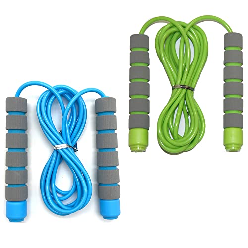 Jump Rope for Kids - Adjustable Soft Skipping Rope with Skin-Friendly Foam Handles for Kids, Boys, Girls, Children - Outdoor Fun Activity, Great Party Favor, Exercise Activity & Fitness