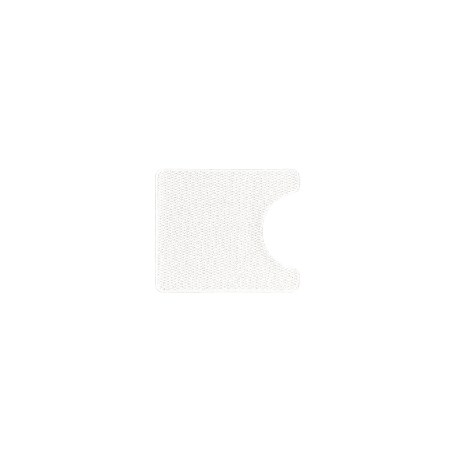 TYUU Toilet Rug, Thin Toilet Rugs U Shaped Washable Non Slip Absorbent Quick Dry Low Pile Toilet Mat, White 20"x24" U Shape