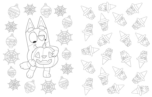 Bluey: Hooray, It's Halloween!: A Coloring Book