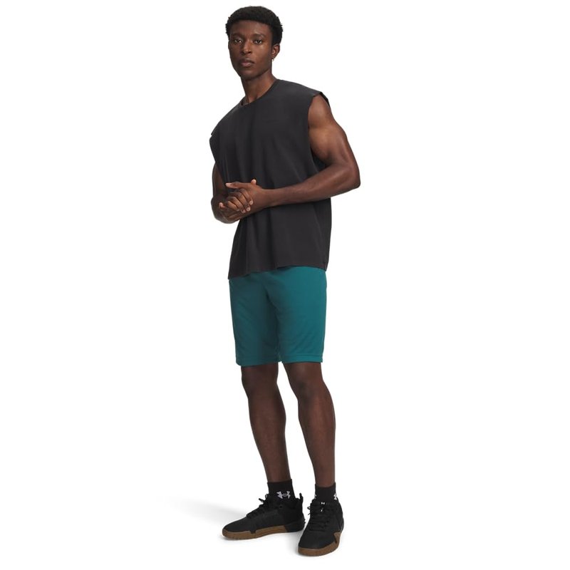 Under Armour Men's Tech Graphic 10" Shorts, (338) Rack Green / / Black, XX-Large