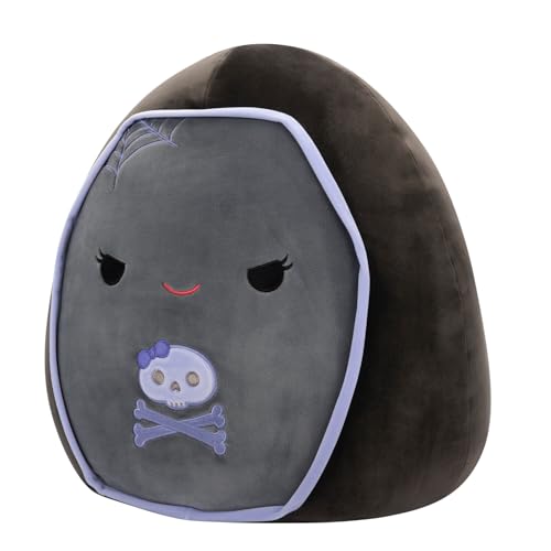 Squishmallows Original 16-Inch Julianne Grey and Purple Coffin - Official Jazwares Plush (Large)