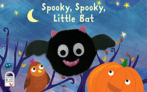 Spooky, Spooky, Little Bat Finger Puppet Halloween Board Book Ages 0-4
