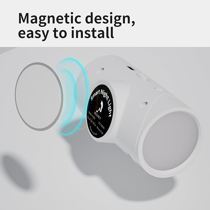 LED Wireless Wall Sconce, Motion Sensor Light Indoor, 1500mAh Rechargeable Battery Operated Wall Sconces for Bedroom Bedside Hallway Courtyard Doorway (White-Warm White)