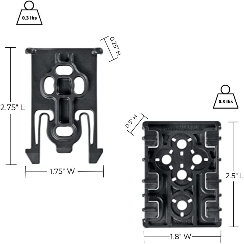 Safariland Equip Locking Kit - ELS Tactical Gear for Secure Equipment | Black