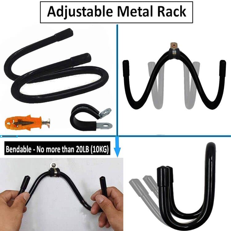 AUXPhome Vacuum Cleaner Storage Bracket Power Tool Hose Stand Holder Vacuum Head Hanger for Canister Vacuum Cleaner Handheld Vacuum Cleaner Work Shop Vacuums Cleaner - W Style