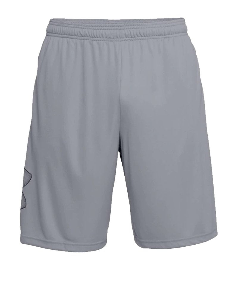 Under Armour Men's Tech Graphic 10" Shorts, Steel (035)/Black, 3X-Large Tall