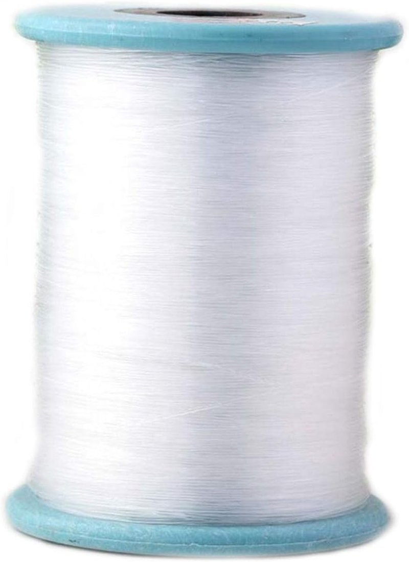 Transparent Nylon Fishing Line - 600m Roll | 0.6mm Super Strong Beading Wire for Jewelry Making