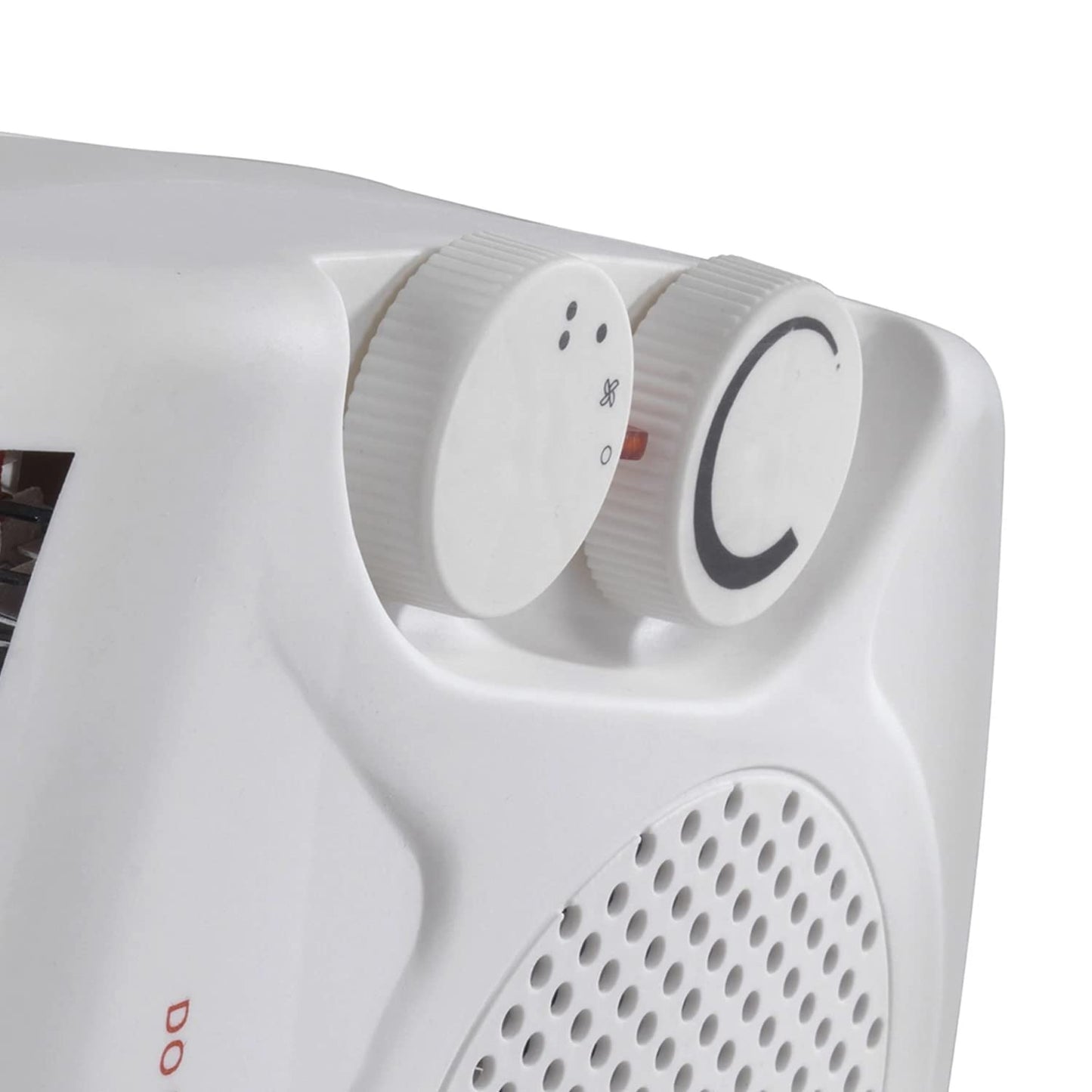 Warmlite WL44001 Thermo Fan Heater with 2 Heat Settings and Overheat Protection, 2000W, White