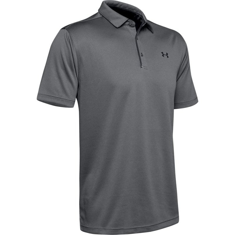 Under Armour Men's Tech Golf Polo , Graphite (040)/Black, 3X-Large