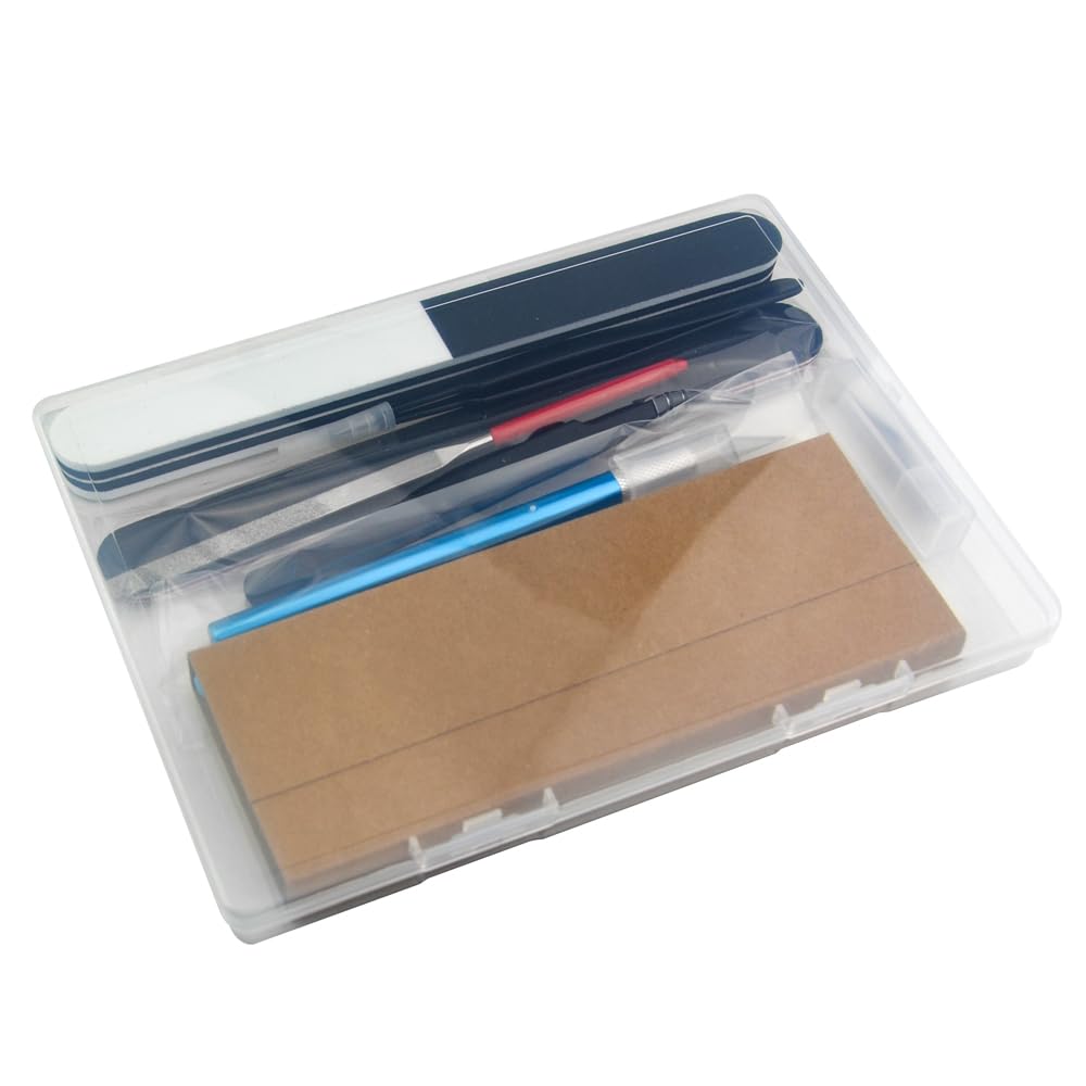 BXQINLENX Professional 8 PCS Model Tools Kit Modeler Basic Tools Craft Set Hobby Building Tools Kit for Gundam Car Model Building Repairing and Fixing(A)