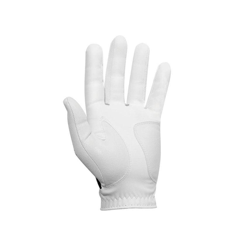 FootJoy Men's WeatherSof Golf Glove, White, Medium, Worn on Left Hand