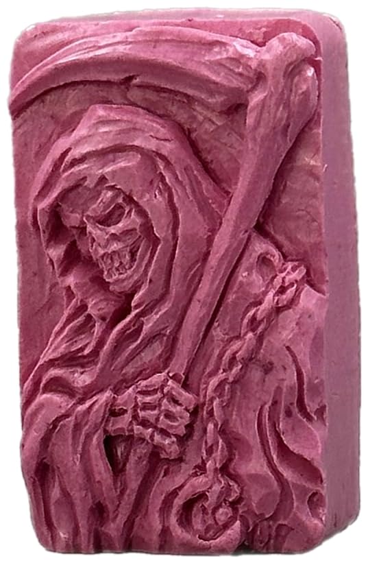 ARTCRAFTMOLDS Grim Reaper Silicone Mold for SOAP Making and Other Crafts, Halloween