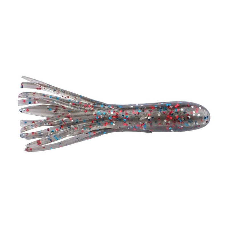 Berkley PowerBait Atomic Tubes Fishing Bait, Smoke Rainbow Sparkle, 1.5in, Irresistible Scent and Flavor, Cut Tentacles for Subtle Action, Perfect for Trout, Crappie and Panfish