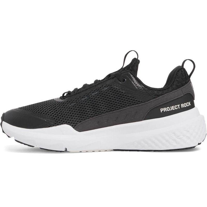 Under Armour Men's Project Rock Blood Sweat Respect 5, (002) Black/White/Stone, 10.5, US