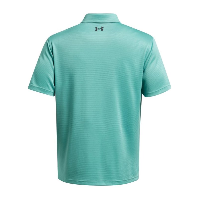 Under Armour Men's Tech Golf Polo, (957) Green Wave / / Pitch Gray, Medium