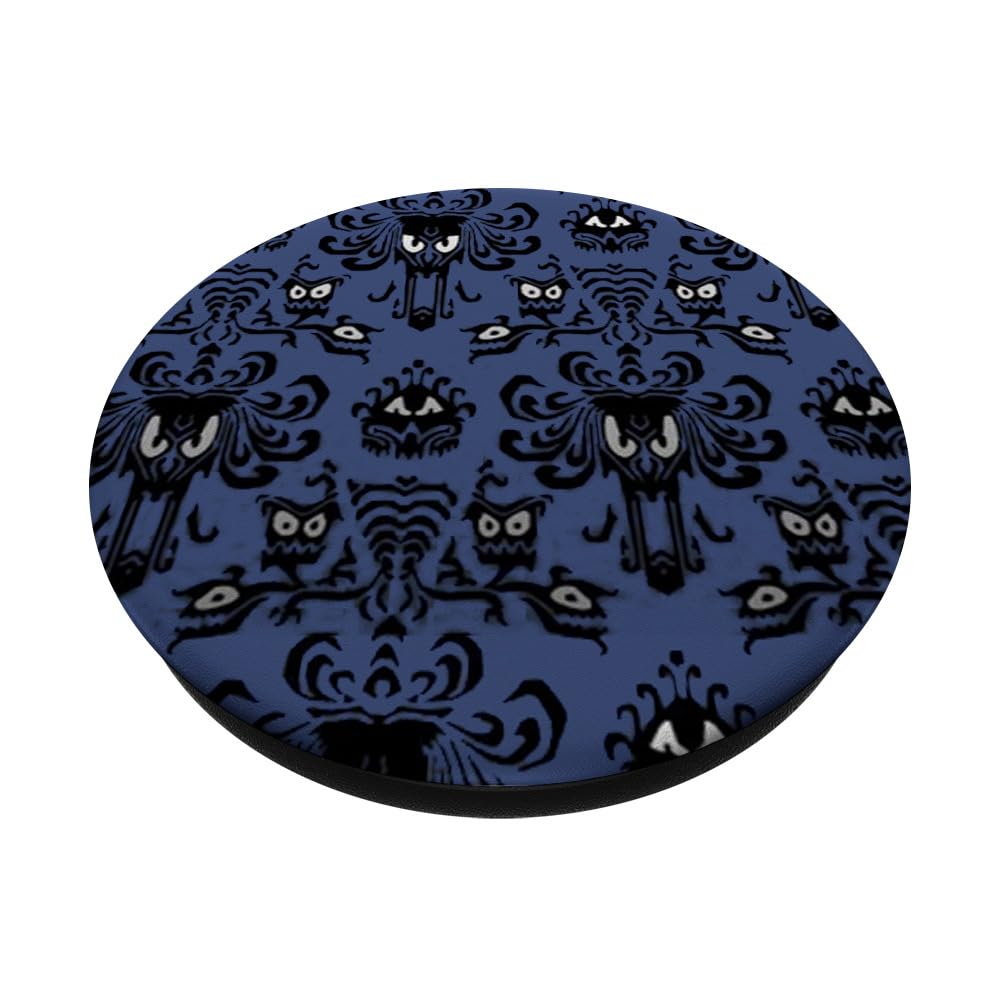 Spooky Wallpaper Halloween Pattern Purple PopSockets PopGrip: Swappable Grip for Phones & Tablets PopSockets Adhesive PopGrip