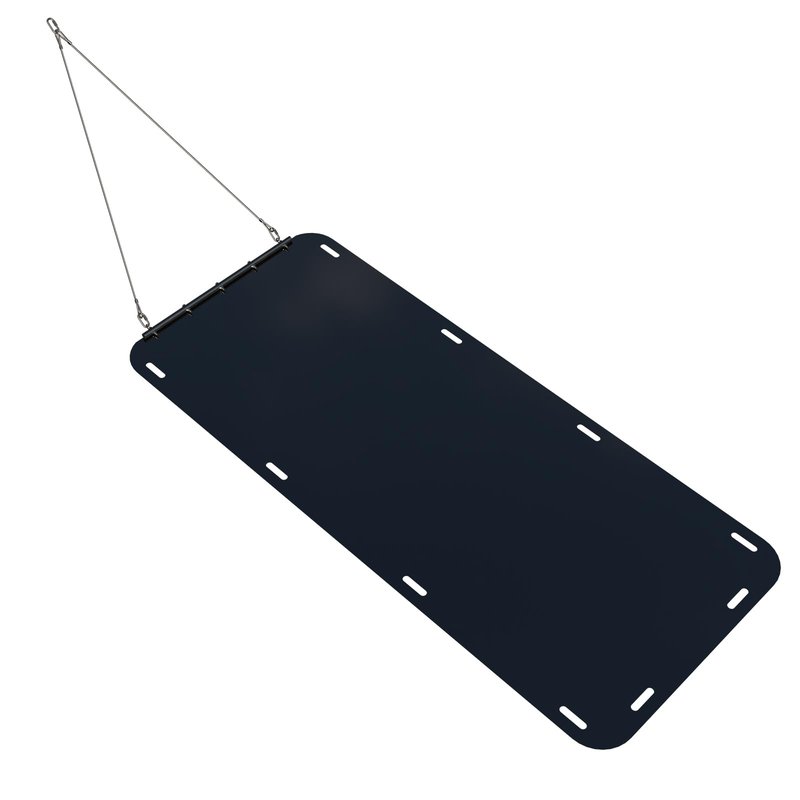 Efficraft Yard Drag Sled with Pull Cables, 86.6'' x 47.2'' Heavy Duty Yard Drag Mat HDPE Thickened 2200 lbs Capacity Multipurpose Yard Sled for Debris, Leaves, Construction Materials, Logs