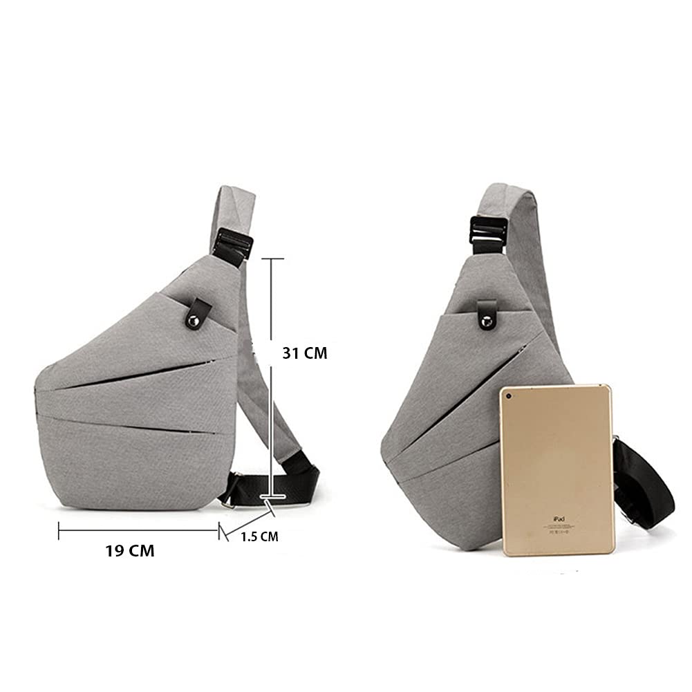 Ovecat Unisex Anti Theft Sash Sling Crossbody Bag