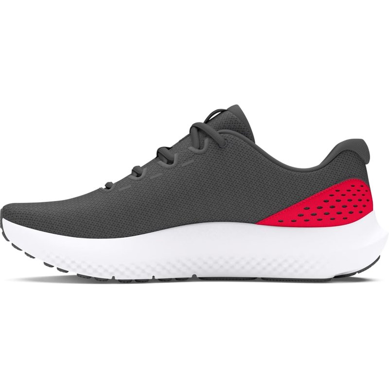 Under Armour Men's Charged Surge 4, (107) Castlerock/Red/Red, 12, US