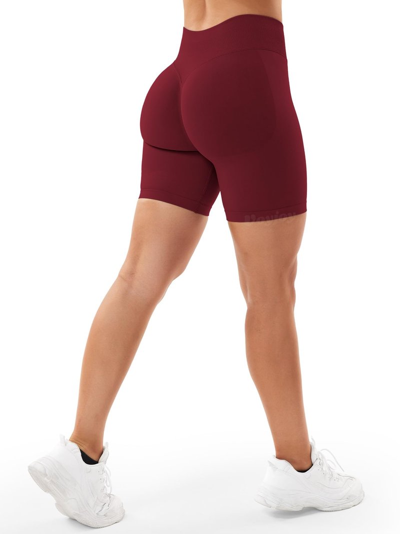 VOYJOY Women Workout Impact Shorts 2.5"/ 3.6"/ 4.5"/ 6" Scrunch Butt Lifting Gym Seamless Booty Biker Shorts Scarlett
