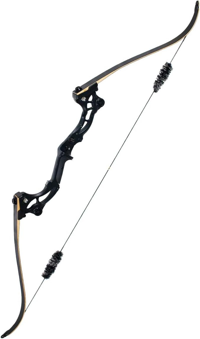 SinoArt 64” Takedown Recurve Bow - Metal Riser, 30-60Lbs, Right-Handed for Archery Hunting