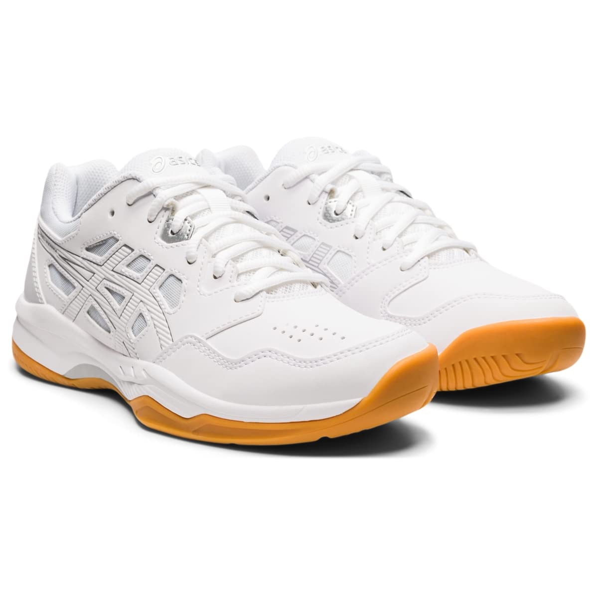 ASICS Women's Gel-RENMA Indoor Shoe, 8.5, White/Pure Silver