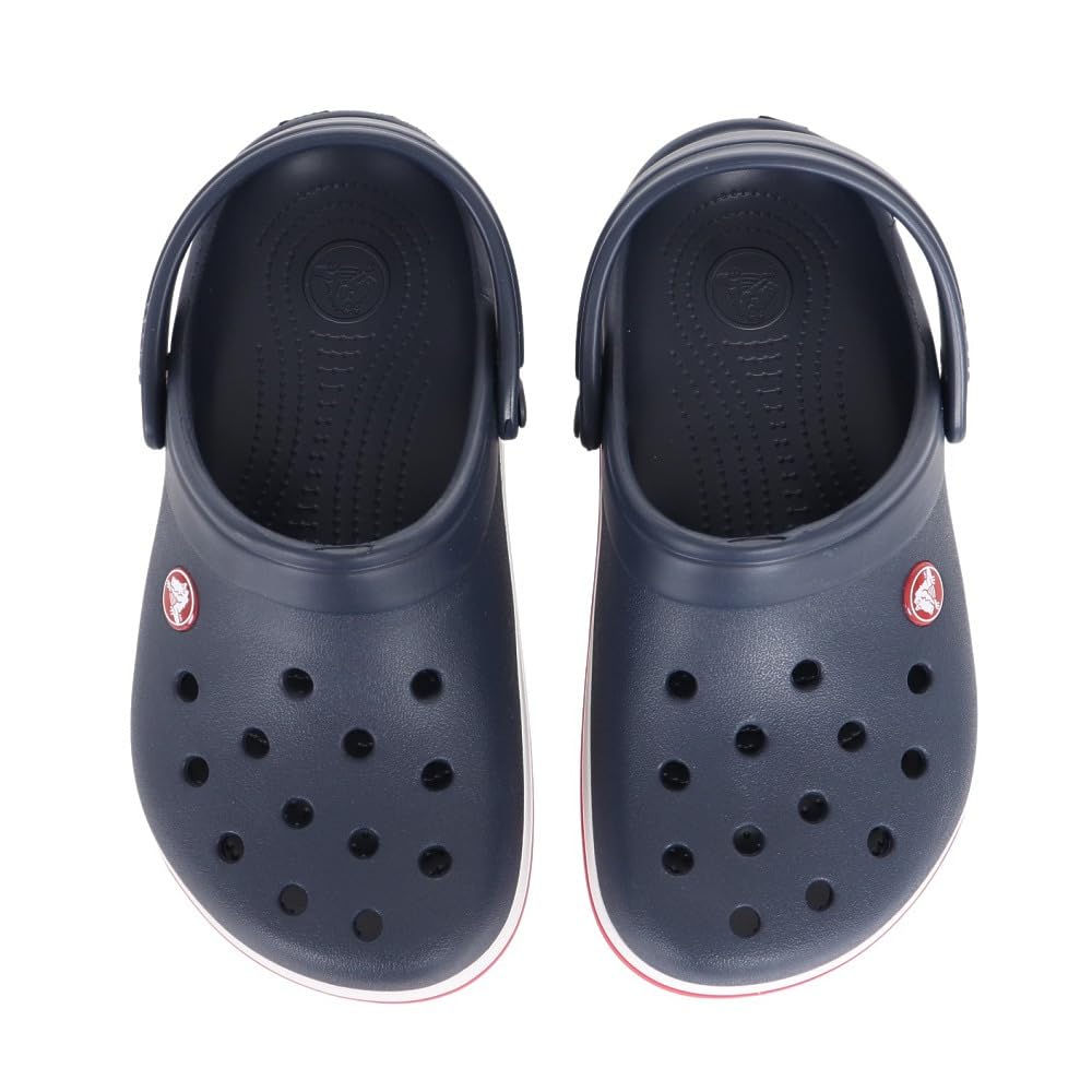 Crocs Unisex Kids Crocband K Clogs, Navy Red, 6 UK