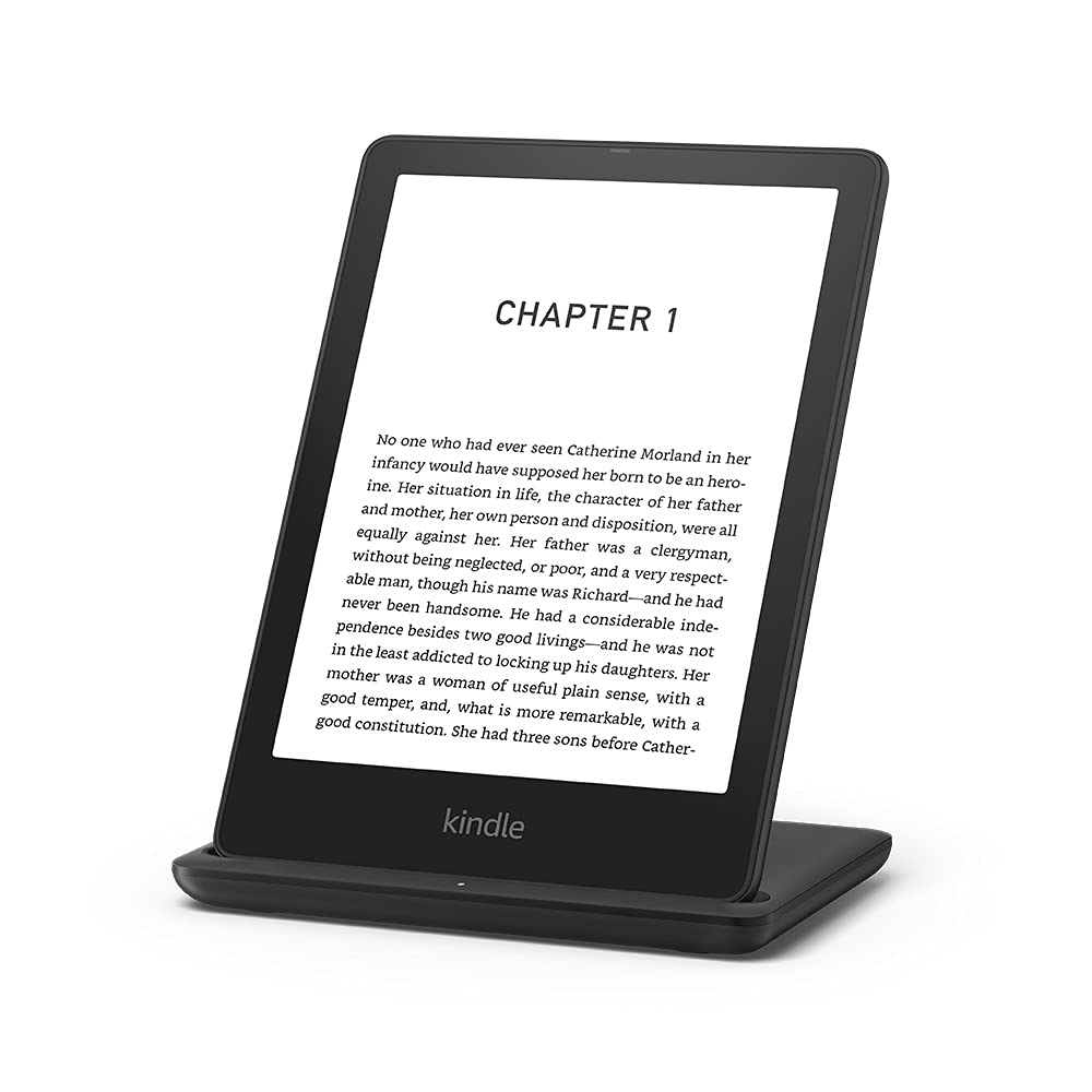 Made for Amazon, Wireless Charging Dock for Kindle Paperwhite Signature Edition. Only compatible with Kindle Paperwhite Signature Edition (2022 release)
