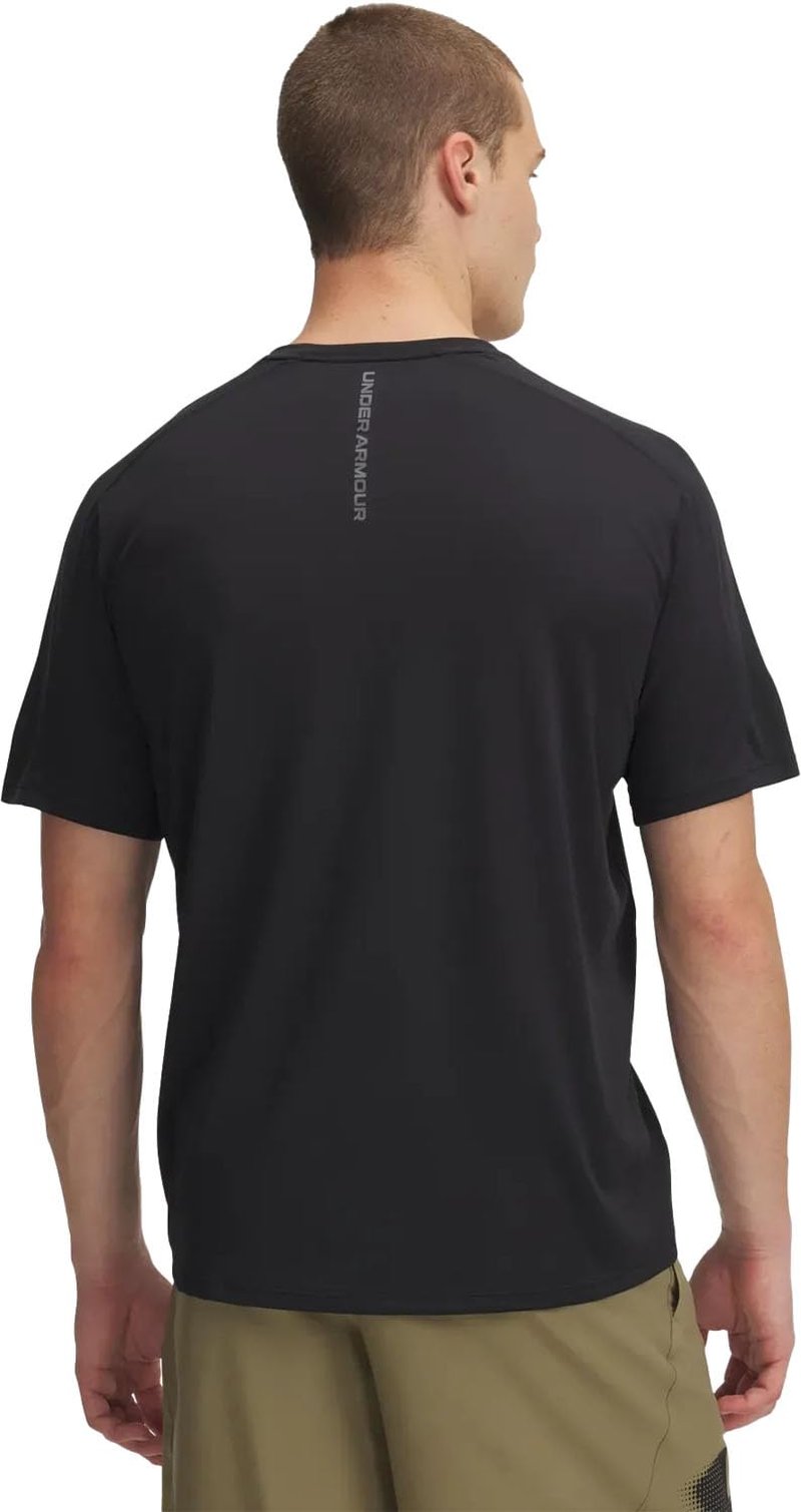 Under Armour - Mens Tech Breeze Short Sleeve T-Shirt, Color Black (002), Size: Large
