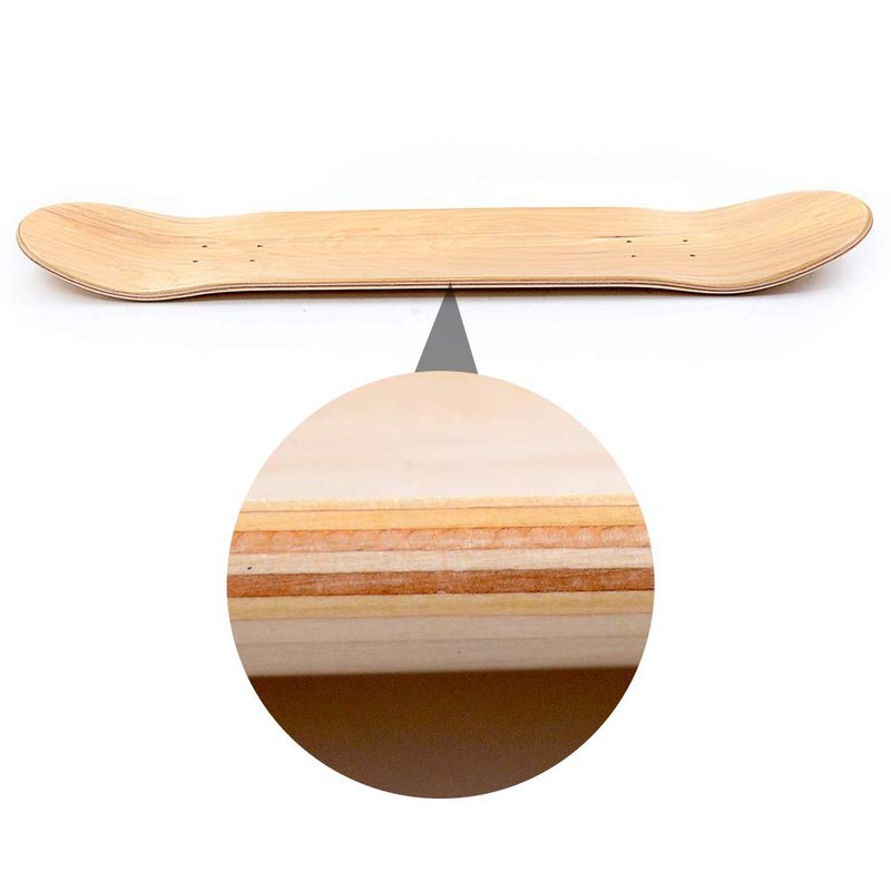 LOSENKA Maple Skateboard Decks Double Tail Skateboard Light Decks Free Skateboard Grip Tape 1 PCS