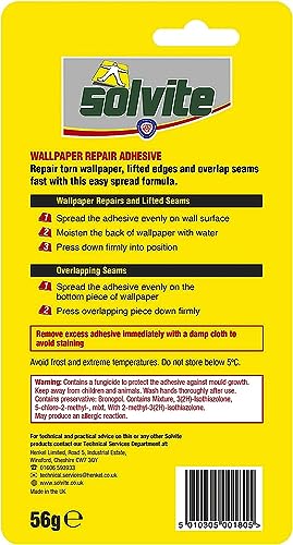 Solvite Wallpaper Repair Adhesive Tube Ref 1574678