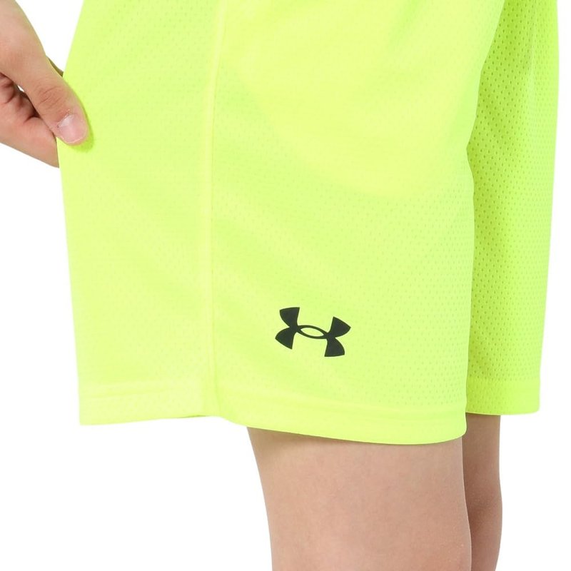 Under Armour Boys Tech Mesh Shorts, (731) High Vis Yellow / / Black, X-Small
