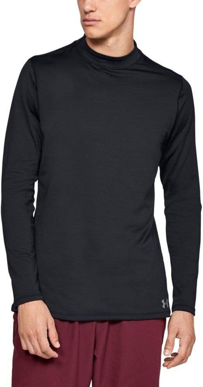 Under Armour Men's ColdGear Fitted Mock - 3XLT Black Thermal Base Layer