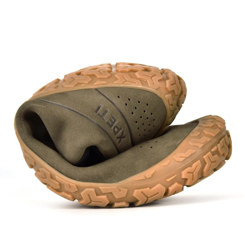 XPETI Zen Barefoot Running Shoes for Men | Minimalist Zero Drop Sole | Wide Toe Box & Optimal Traction | Trail/Hiking/Athletic,Olive 6