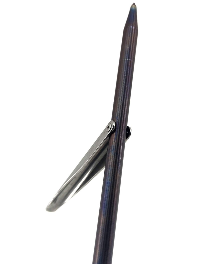 Spearfishing World 5/16 Pneumatic Speargun Shafts with Rock Point and Barb for Spearfishing, Freediving, and Scuba Diving (39" for 90cm Speargun, for Cressi SL)